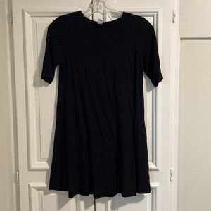 Black flare dress, old navy.